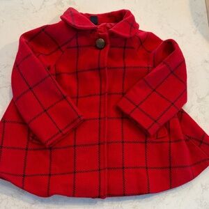 Gap Plaid Kids Coat